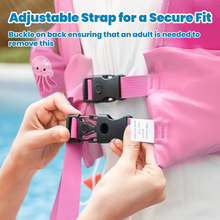 Load image into Gallery viewer, Kids Foam Life Vest with Arm Floats and Safety Whistle for Swimming and Kayaking
