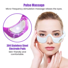 Load image into Gallery viewer, Under Eye Red Light Therapy Massager Glasses Microcurrent Eye Device for Dark Circles and Puffiness

