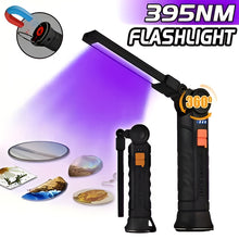 Load image into Gallery viewer, USB Rechargeable Handheld UV Light for Resin Curing, Foldable Portable Lamp for DIY Crafting
