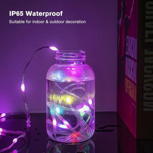 Load image into Gallery viewer, RGB IC Smart LED String Lights for Indoor and Outdoor Decoration
