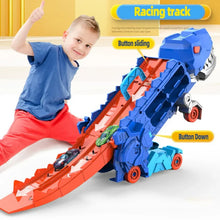 Load image into Gallery viewer, DinoRacer Playset, Transforming Dinosaur Race Track
