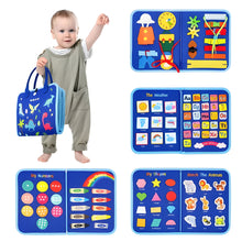Load image into Gallery viewer, Montessori Multi-Skill Activity Board for Coordination and Motor Development
