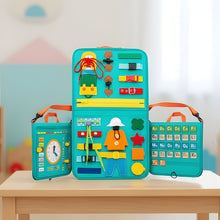 Load image into Gallery viewer, Montessori Multi-Skill Activity Board for Coordination and Motor Development
