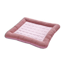 Load image into Gallery viewer, Breathable Pet Cooling Mat with Ice Silk Surface and Dense Edge Stitching for Dogs and Cats
