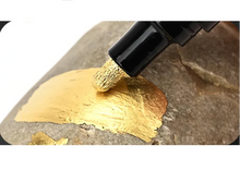 Load image into Gallery viewer, Metallic Paint Pen Set with Multiple Tip Sizes and Reflective Mirror Finish for Crafts

