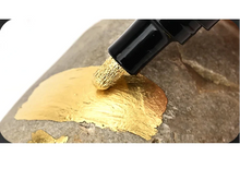Load image into Gallery viewer, Metallic Paint Pen Set with Multiple Tip Sizes and Reflective Mirror Finish for Crafts
