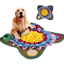 Load image into Gallery viewer, Slow Feeder Snuffle Mat for Dogs, Anti Gulping Plush Feeding Mat
