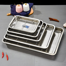Load image into Gallery viewer, Stainless Steel Baking Sheet Set with Removable Cooling Rack

