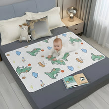 Load image into Gallery viewer, Travel Mattress Protector with Four-Layer Washable Waterproof Shield
