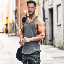 Load image into Gallery viewer, Men's Cotton Breathable Sleeveless Training Tank Top

