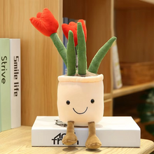 Load image into Gallery viewer, Charming Tulip Succulent Plush Stuffed Toy Pillow for Birthday and Decor
