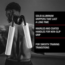 Load image into Gallery viewer, Adjustable Aluminum Hand Grip Strength Trainer for Finger and Arm Fitness

