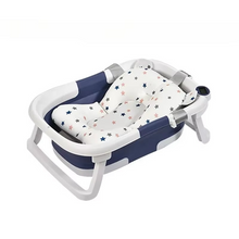 Load image into Gallery viewer, Foldable Silicone Baby Bathtub with Real-Time Temperature Sensor
