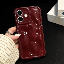 Load image into Gallery viewer, Luxury 3D Stone Pattern Soft Silicone Phone Case with Electroplated Wave Edge
