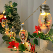 Load image into Gallery viewer, LED Christmas Snowball String Lights Battery Powered Clear Bulb Holiday Decoration

