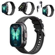 Load image into Gallery viewer, 2" Smartwatch with Built-In Bluetooth Headset and Fitness Tracker

