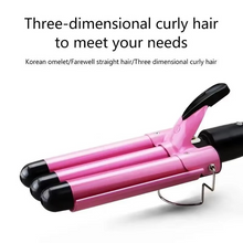 Load image into Gallery viewer, Ceramic Triple Barrel Wave Styler for Perfect Curls
