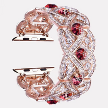 Load image into Gallery viewer, Diamond Metal Wristband Compatible with Apple Watch
