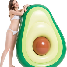 Load image into Gallery viewer, Inflatable Avocado Pool Float with Detachable Ball
