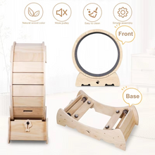 Load image into Gallery viewer, Indoor Cat Exercise Wheel with Carpeted Runway for Weight Control and Activity
