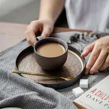 Load image into Gallery viewer, Japanese Vintage Ceramic Coffee Mug with Rustic Glaze
