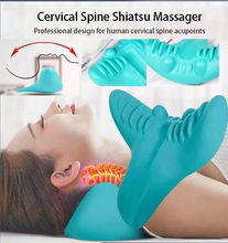 Load image into Gallery viewer, Cervical Neck and Shoulder Stretcher Spine Alignment and Pain Relief Pillow
