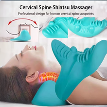 Load image into Gallery viewer, Cervical Neck and Shoulder Stretcher Spine Alignment and Pain Relief Pillow
