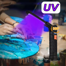 Load image into Gallery viewer, USB Rechargeable Handheld UV Light for Resin Curing, Foldable Portable Lamp for DIY Crafting
