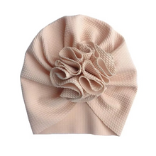Load image into Gallery viewer, Soft Flower Turban Hat for Baby Girls
