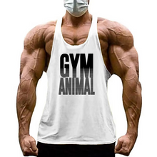 Load image into Gallery viewer, Men's Muscle Fit Cotton Stringer Tank Top
