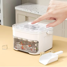 Load image into Gallery viewer, Large 50-Cube Ice Tray with Easy-Press Lid for Effortless Release
