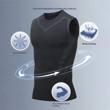 Load image into Gallery viewer, Men's Compression Tank Top Sleeveless Quick Dry Workout Shirt
