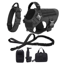 Load image into Gallery viewer, Tactical Dog Harness and Leash Set for Medium and Large Dogs
