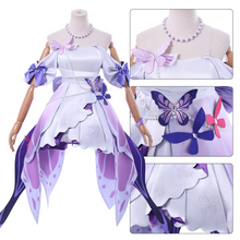 Load image into Gallery viewer, Halloween Full Set for Women – Dress, Wig, Hairband, Butterfly Hairclip, and Props
