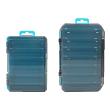 Load image into Gallery viewer, Double Sided Waterproof Fishing Tackle Box with U-Shaped Storage and Transparent Design
