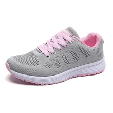 Load image into Gallery viewer, Women's Lace-Up Mesh Sneakers for Everyday Comfort and Breathable Walking

