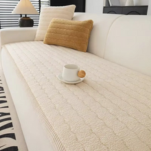 Load image into Gallery viewer, Plush Couch Cover Thick Soft Microfiber Non-Slip
