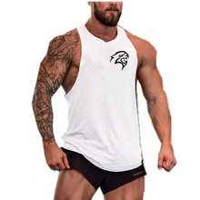 Load image into Gallery viewer, Men’s Cotton Hooded Sleeveless Tank Top – Athletic Workout Singlet for Gym and Training
