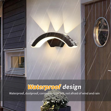 Load image into Gallery viewer, Elegant 10W Waterproof LED Outdoor Wall Sconce for Garden and Balcony - Dual Voltage
