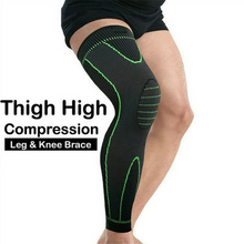 Load image into Gallery viewer, Knee Support Compression Sleeve for Full Leg Stabilization and Joint Relief
