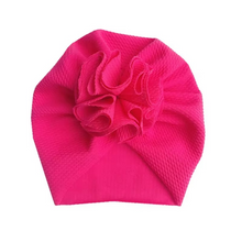 Load image into Gallery viewer, Soft Flower Turban Hat for Baby Girls
