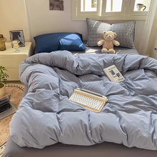 Load image into Gallery viewer, Striped Bedding Set in Korean Style Duvet and Flat Sheet Collection
