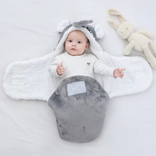 Load image into Gallery viewer, Soft Flannel Baby Sleeping Bag for Autumn and Winter, Cozy Newborn Wrap Blanket for Infants 0–9 Months
