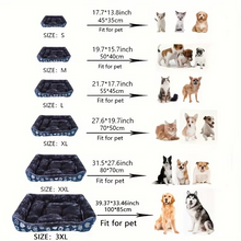 Load image into Gallery viewer, Cozy Plush Pet Sofa Bed Mat for Dogs and Cats
