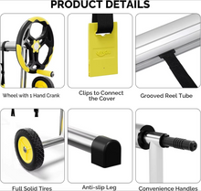 Load image into Gallery viewer, Adjustable Pool Solar Cover Reel Set for Inground Swimming Pools

