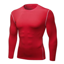 Load image into Gallery viewer, Men's Compression Long Sleeve Training Shirt for Running and Gym

