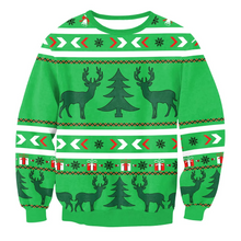 Load image into Gallery viewer, Cozy Unisex Christmas Sweater Loose Fit Holiday Knit
