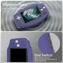 Load image into Gallery viewer, Retro Handheld Game Console with 3.4 Inch IPS Screen, Linux System, Bluetooth, and HD TV Output
