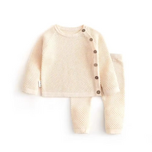 Load image into Gallery viewer, Cozy Knit Baby Sweater and Pants Set for Fall and Winter
