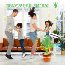 Load image into Gallery viewer, Interactive Sing &amp; Dance Cactus Plush Toy with 120 Songs
